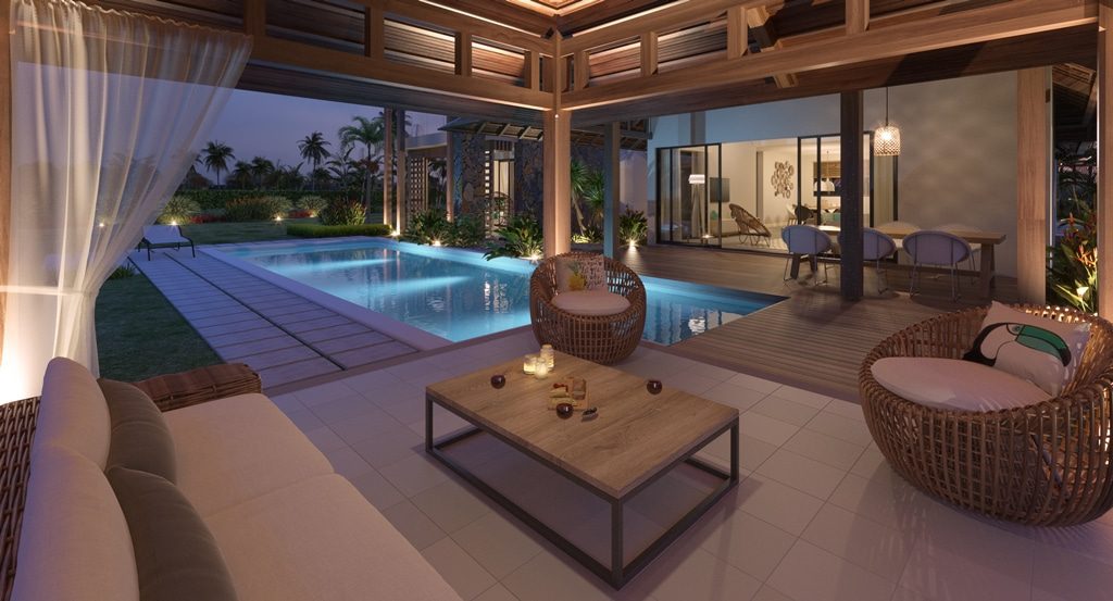 villa luxe grand gaube ile maurice piscine