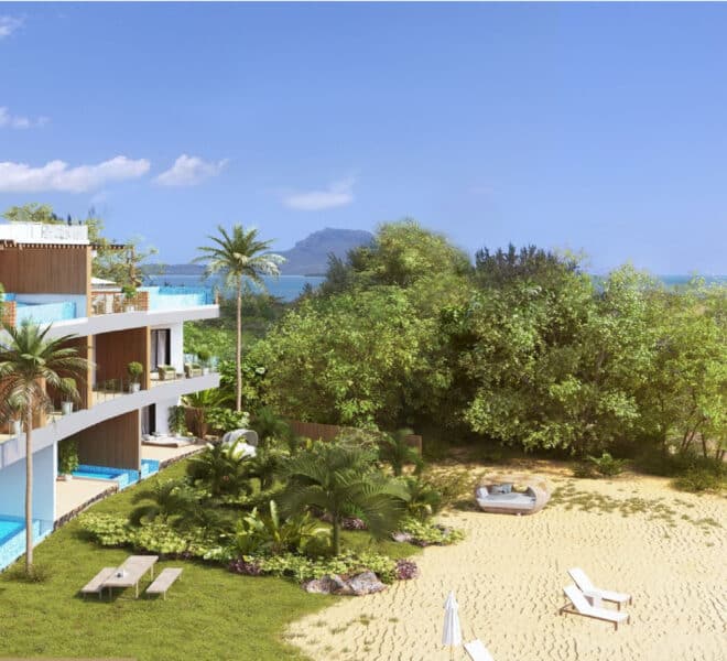 vue aerienne des villas ZILO