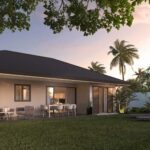 vue exterieur avec jardin